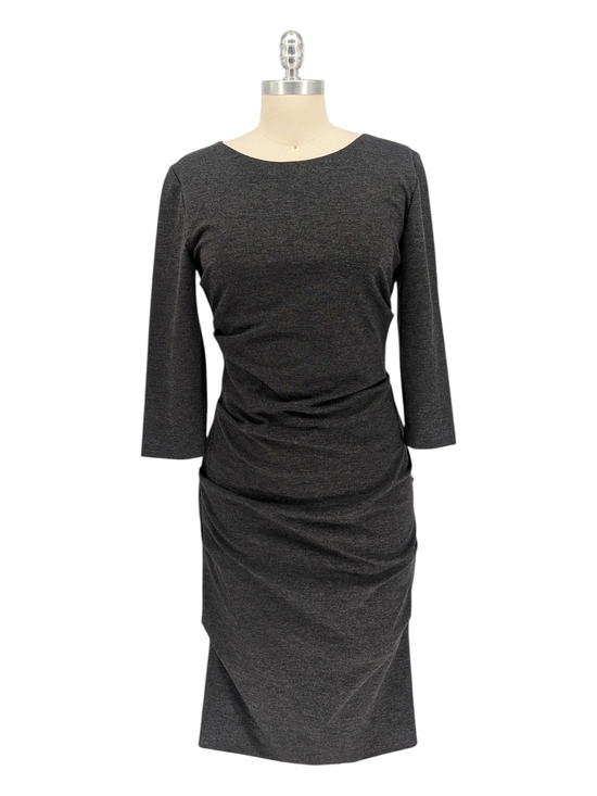 Nicole Miller Dresses & Skirts - 30217 Nicole Miller Artelier Ruched Ponte Knit Bodycon Dress Gray size Large